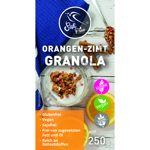 Safi Free Orangen-Zimt Granola 250g