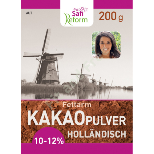 Safi Reform Kakaopulver (holländisch, fettarm) 10-12% 200 g