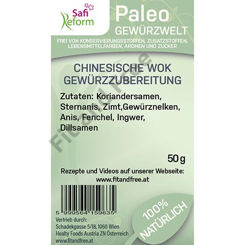 Safi Reform Paleo Chinesische Wok Gewürzzubereitung 50 g
