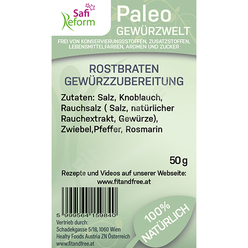 Safi Reform Paleo Rostbraten Gewürzzubereitung 50 g